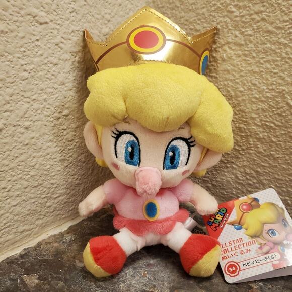 Plush - Baby Princess Peach 5 inch (NEW) - Super Mario - Nintendo - Picture 1 of 8